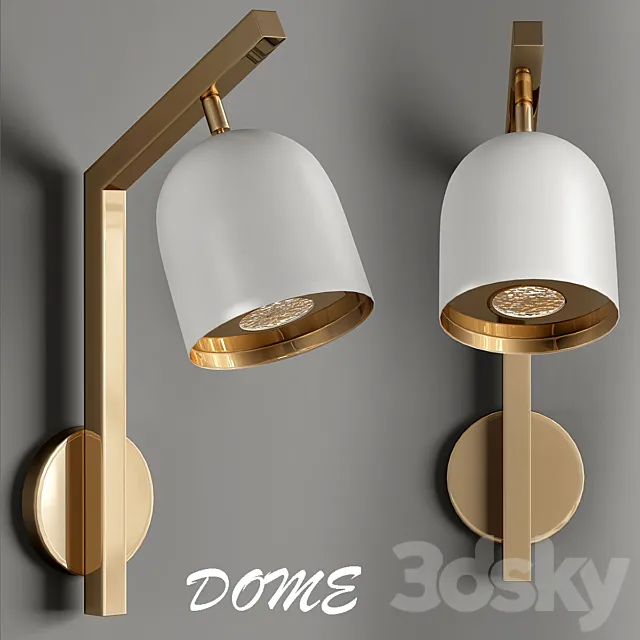 DOME_wall_lamp 3ds Max