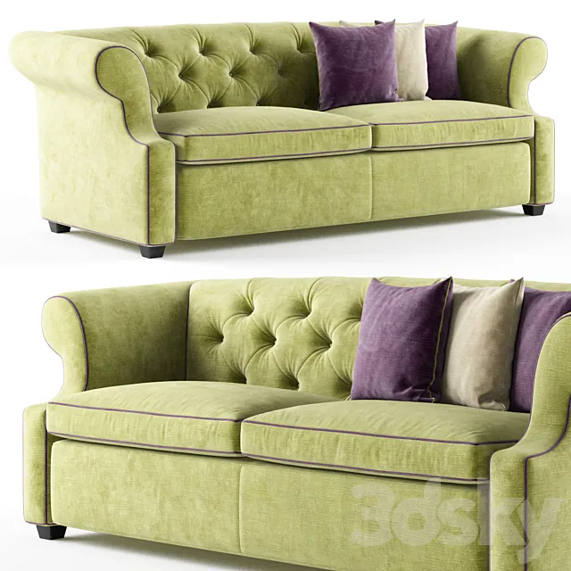 Domingo Salotti BENJAMIN sofa 3DS Max Model