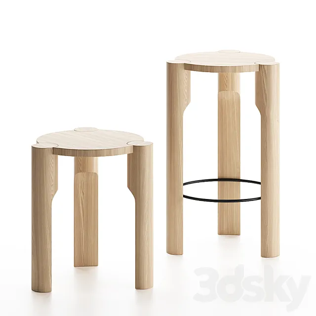 DOMUS | Stools By Omelett Editions 3DSMax File