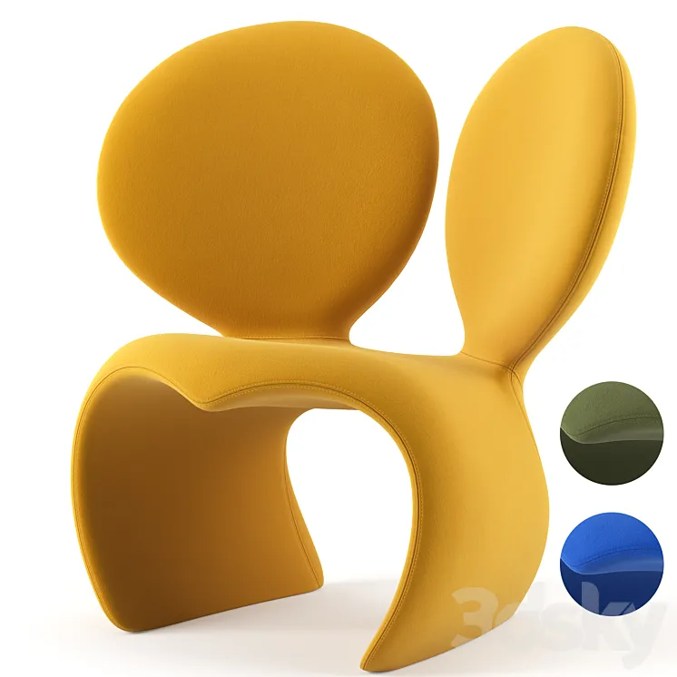 Don-t F**k With The Mouse Armchair By Qeeboo 3DS Max Model