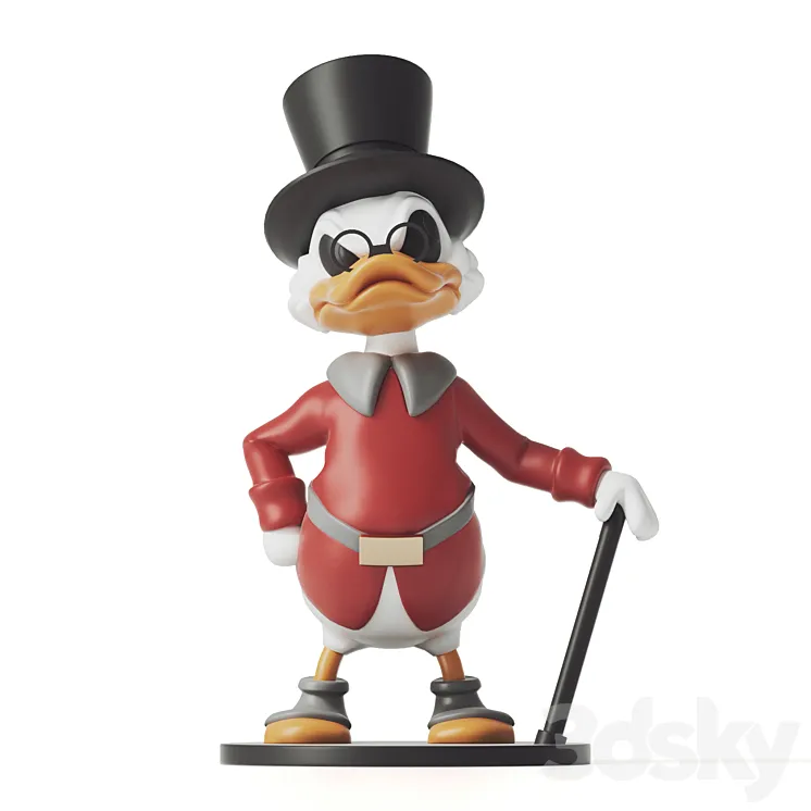Donald duck 3DS Max