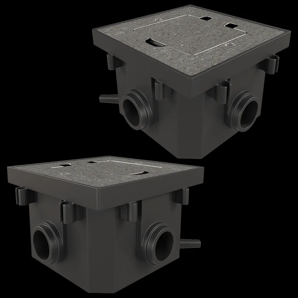 Donel  – Hatch 2 mod. (1 mod. 45×45 mm.) galvanized steel IP44 DFB2MRNFA 3ds Max