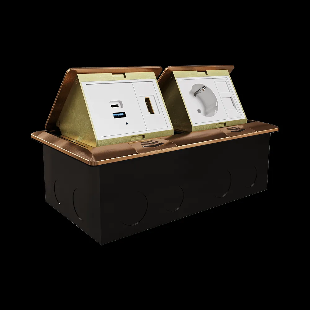 Donel  – Pull-out unit 3+3 modules antique brass  DPB6OB 3ds Max
