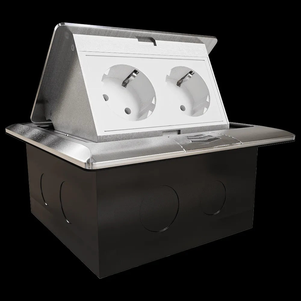 Donel  – Pull-out unit for 4 modules aluminum DPB4AL 3ds Max