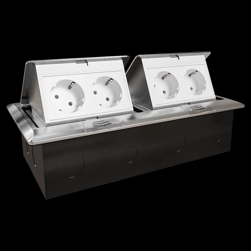 Donel  – Pull-out unit for 4+4 modules aluminum DPB8AL 3ds Max