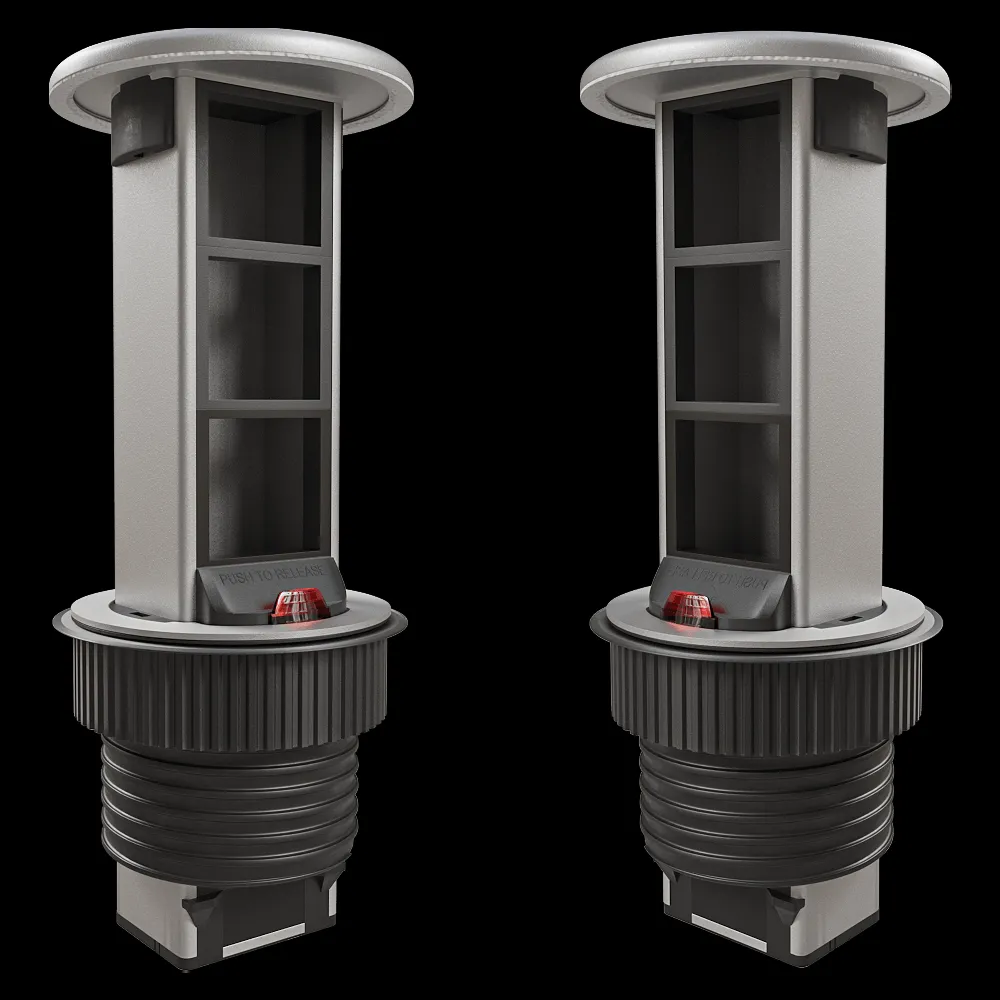 Donel  – Tabletop built-in retractable dresser unit Vertical 6. DDSB6V1AL 3ds Max