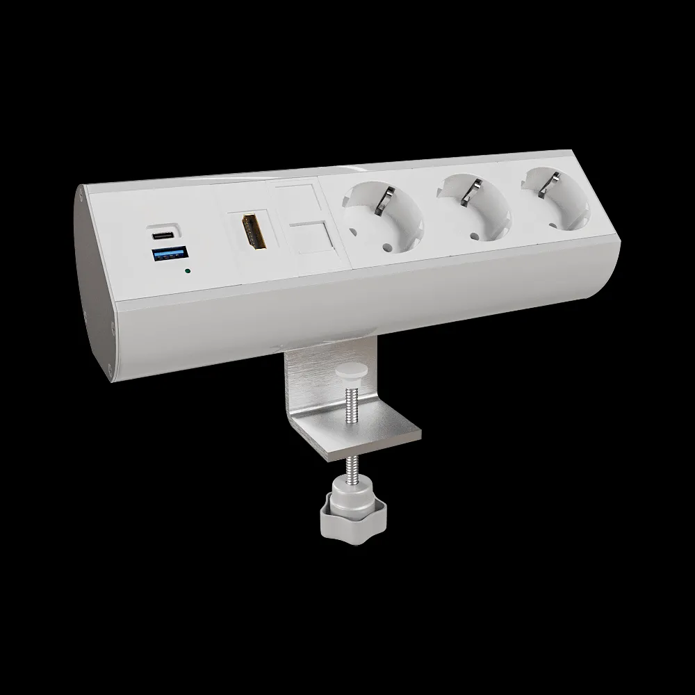 Donel  – Tabletop socket block Ovaledesign 10 mod. DDSB10O 2 3ds Max