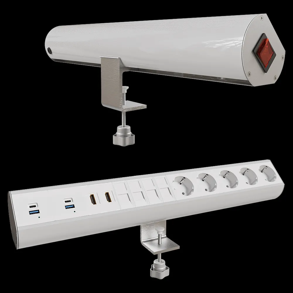 Donel  – Tabletop socket block Ovaledesign 20 mod DDSB20O 3ds Max