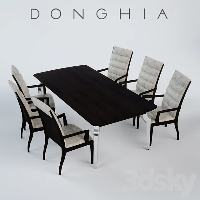 Donghia dinning group 3DSMax File