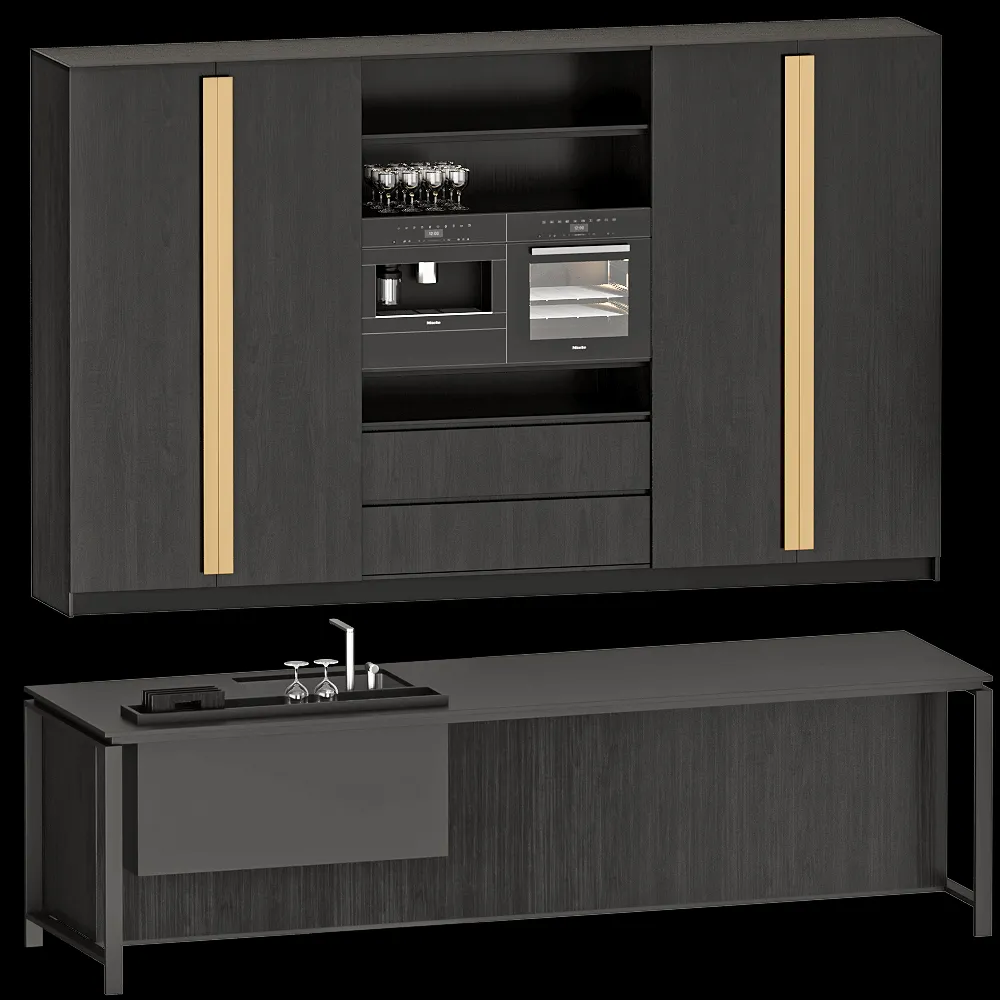 DONNA  – Kitchen MIA 3ds Max