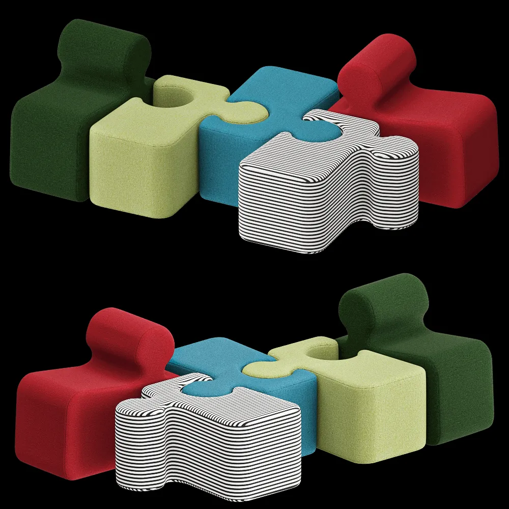 DONNA  – Poufs KONYKY 3ds Max