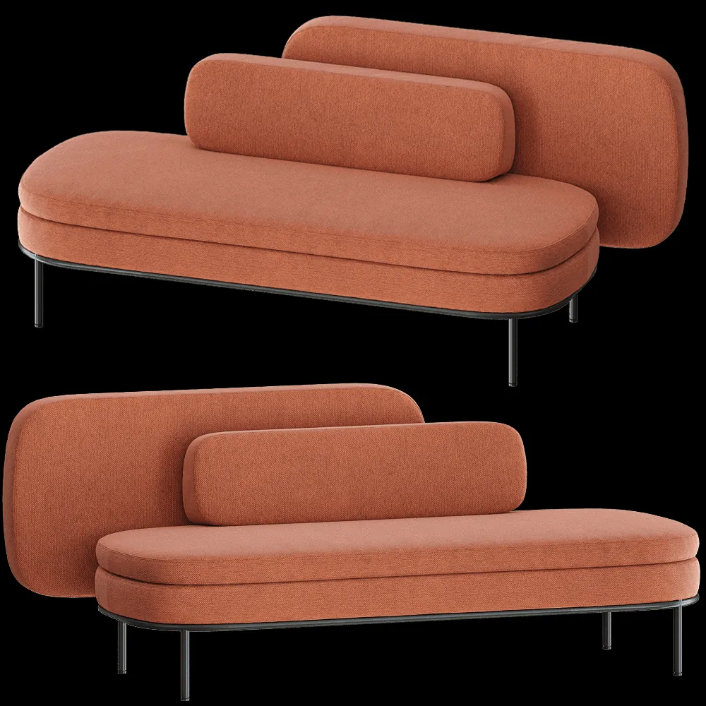 DONNA  – Sofa ALONG 3ds Max