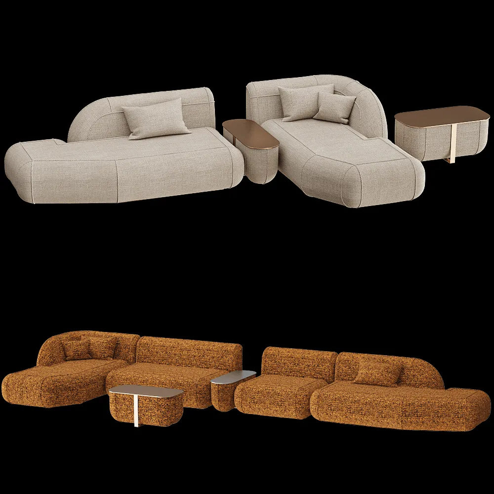 DONNA  – Sofa Raft 3ds Max