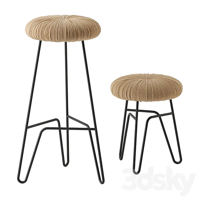 DONUT barstool by Mogg 3ds Max