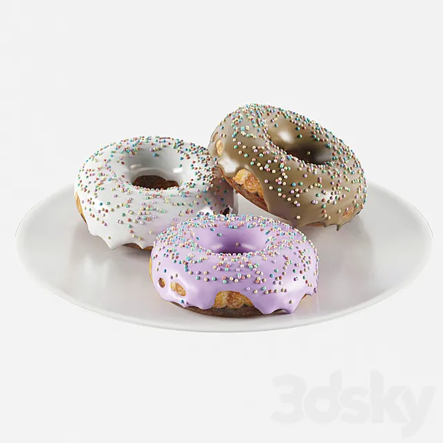 donuts 3DS Max Model