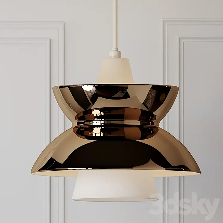Doo-wop Pendant Light – By Louis Poulsen 3DS Max