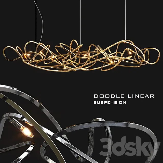Doodle suspension by terzani 3ds Max