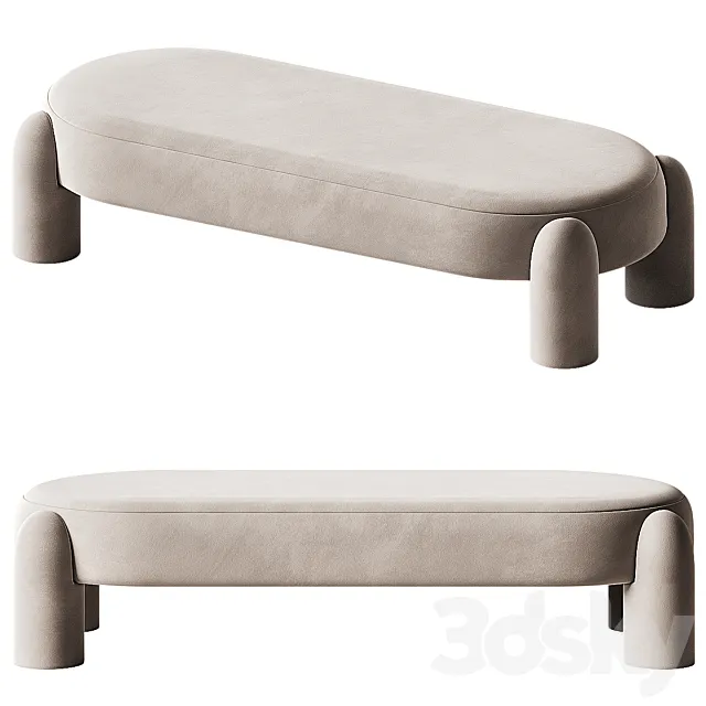 DOOQ Marlon bench 3dsMax Model