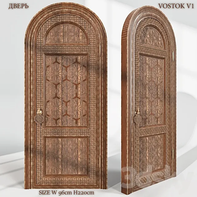 Door arched VOSTOK V1 3DS Max Model