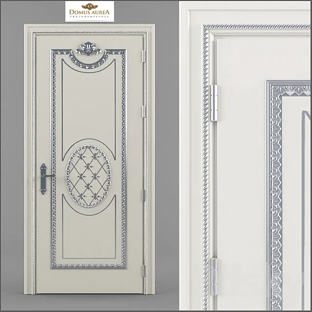 Door Cassia Q bianco 3DS Max Model