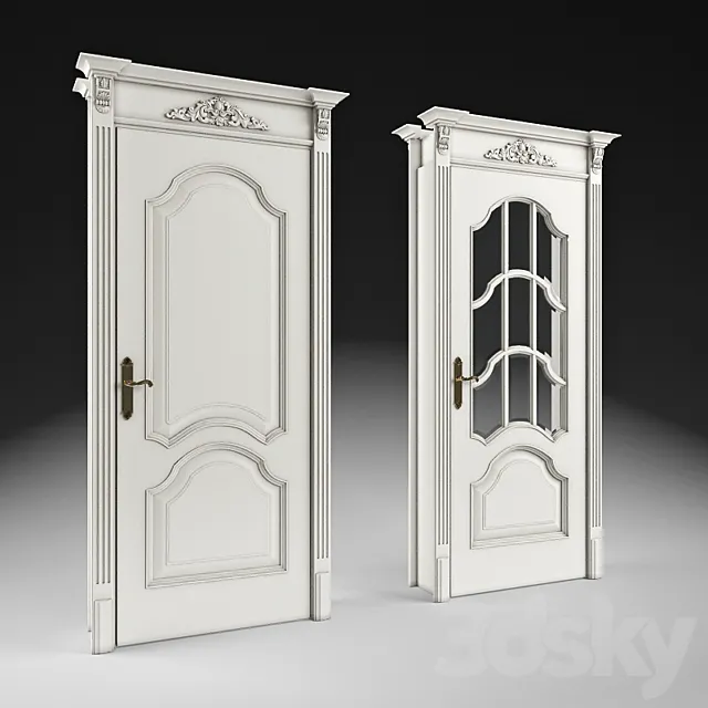 Door classic 3ds Max