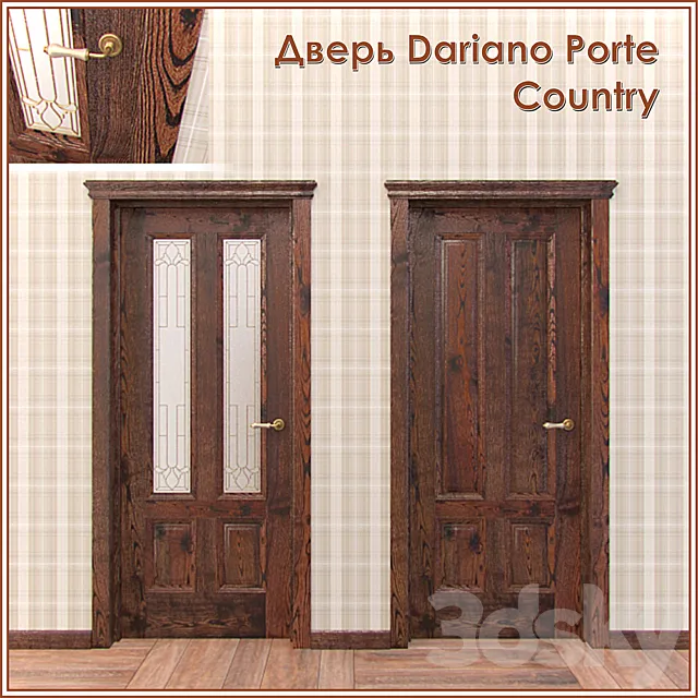 Door Dariano Porte country 3DS Max Model