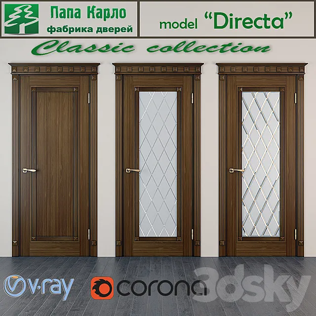 Door Directa (Series Classic) 3DS Max Model