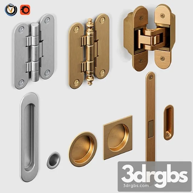 Door Fittings Volkhovets from AGB and Simonswerk 3dsmax Download