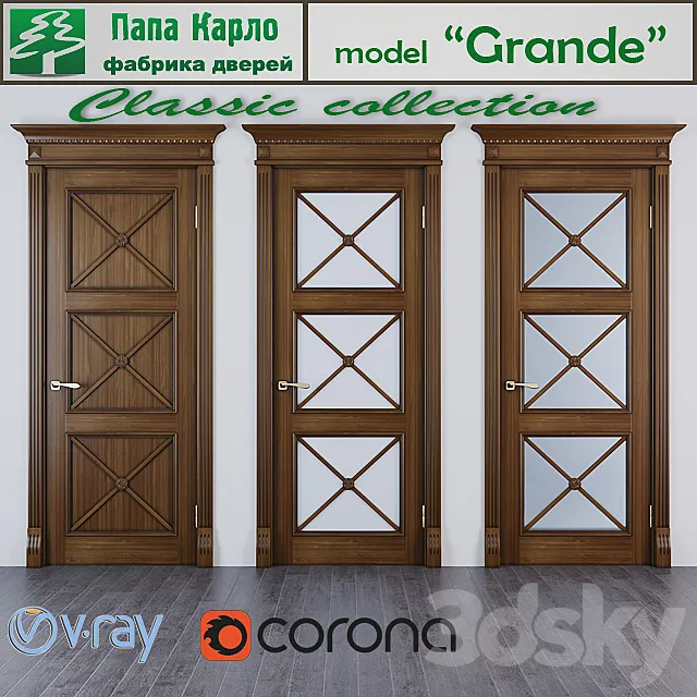 Door Grande (Series Classic) 3DSMax File