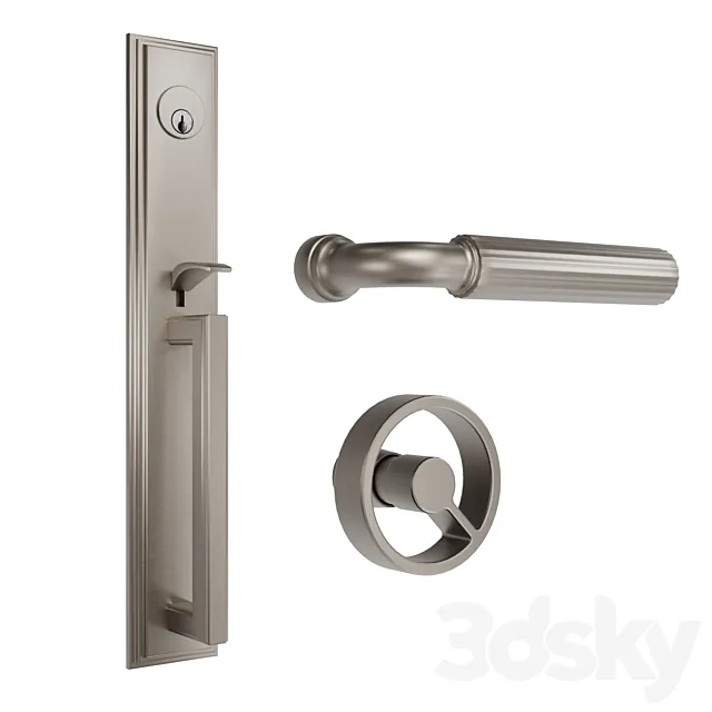 Door handles-Emtek 3ds Max