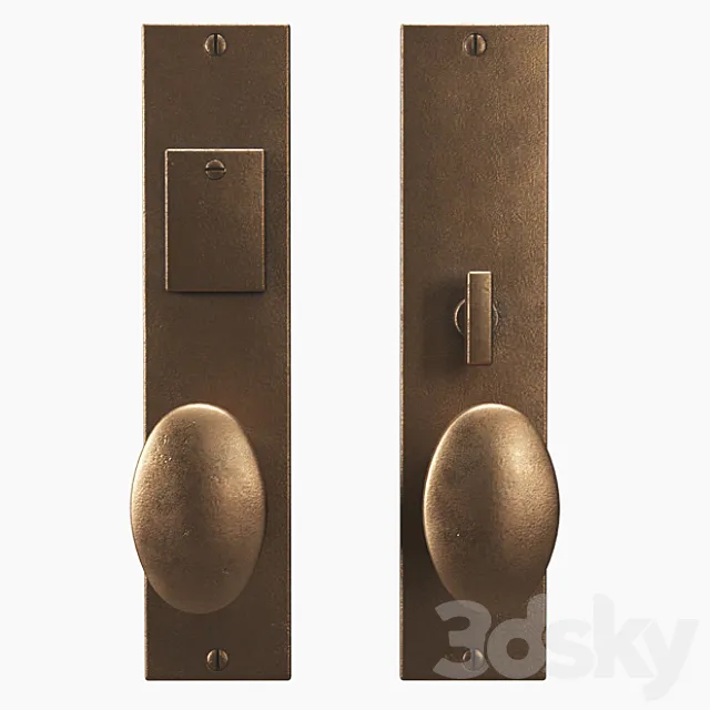 door handles-METRO ENTRY SET-by Rocky Mountain 3ds Max