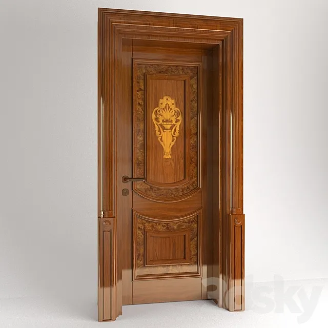 Door Luigi XVI low 3ds Max