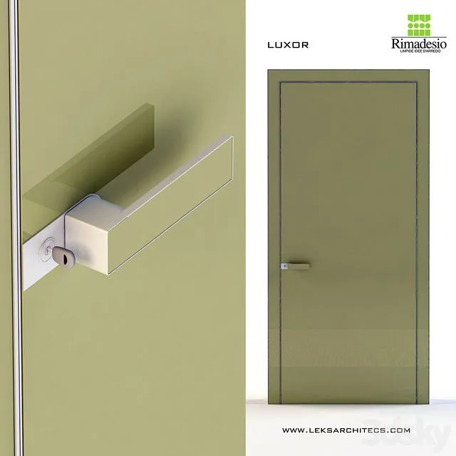 Door Luxor from Italian company Rimadesio 3dsMax Model