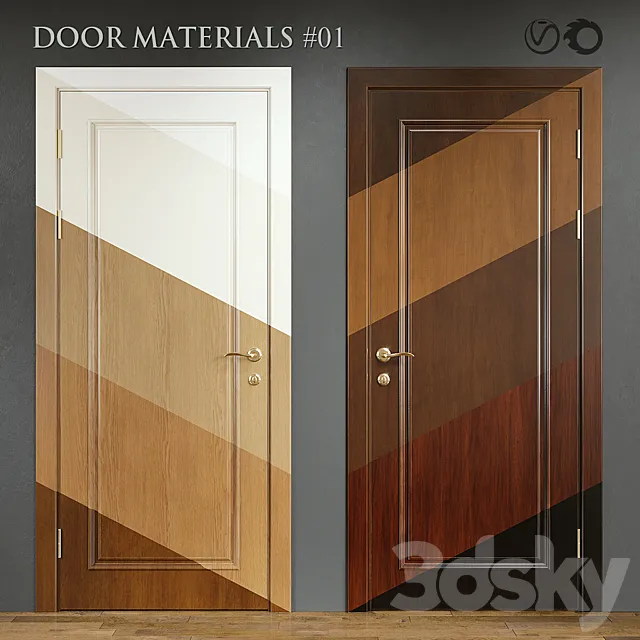 DOOR MATERIALS # 01 3ds Max