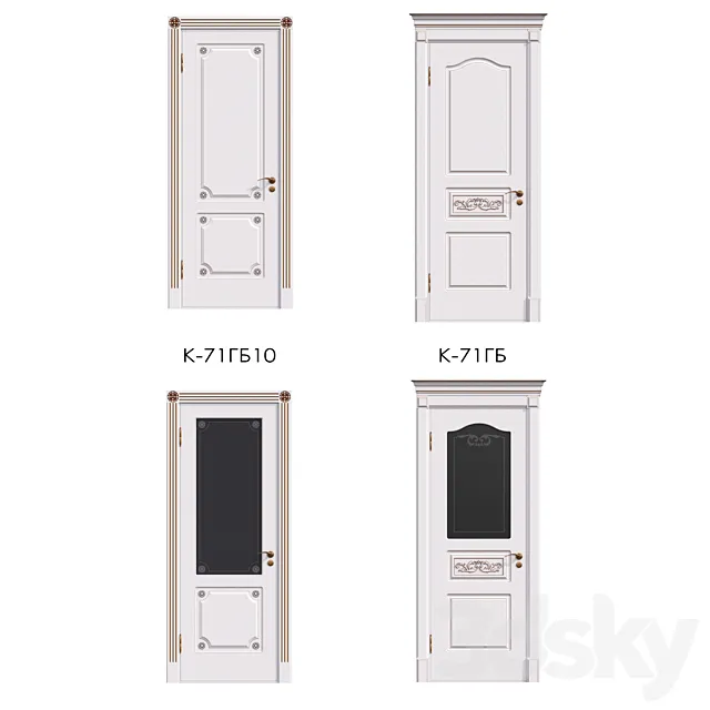 Door models K-71GB_K71GB10 3DSMax File