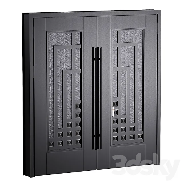 Door Modern house 01 – Gate 3dsMax Model