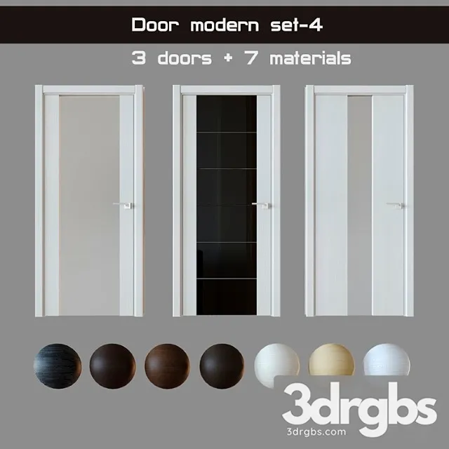 Door modern set 4 3dsmax Download