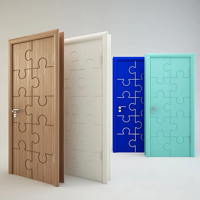 Door “puzzle” Mari furniture factory 3ds Max