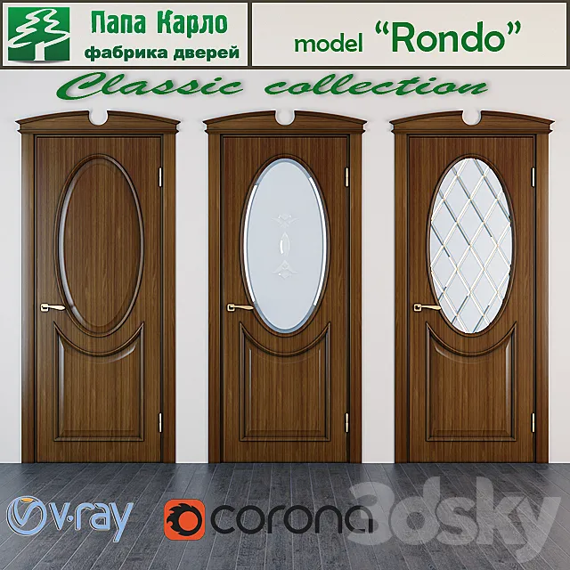 Door Rondo (Series Classic) 3ds Max