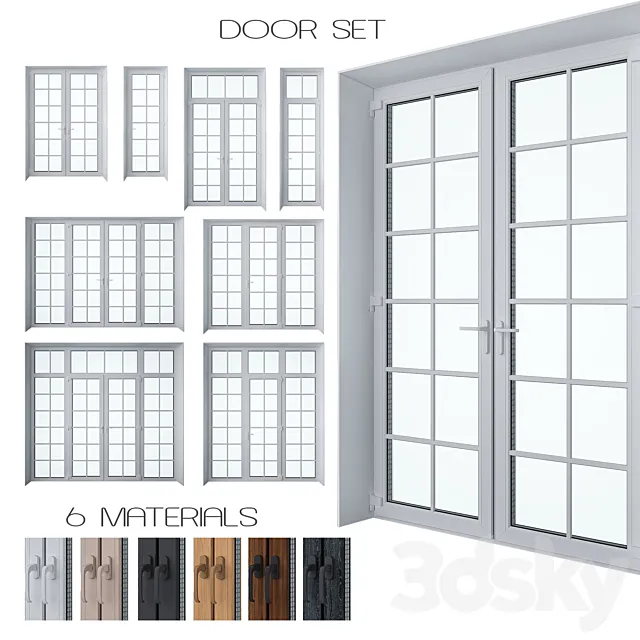 Door Set 3DS Max Model