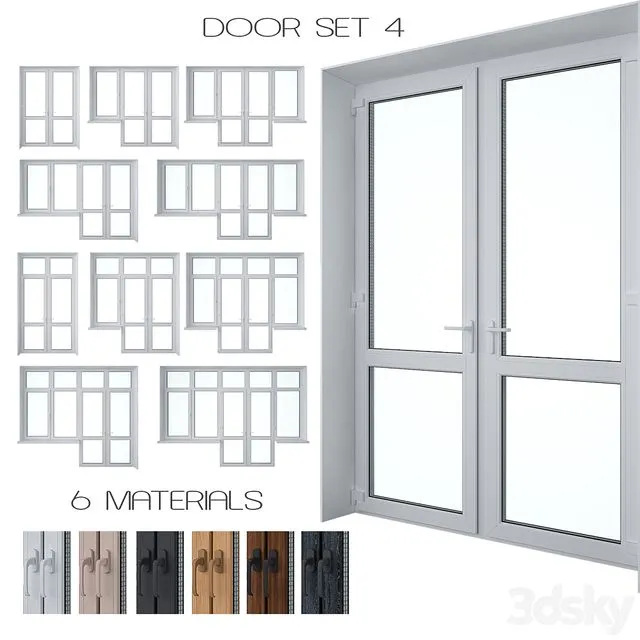 Door Set 4 3dsMax Model