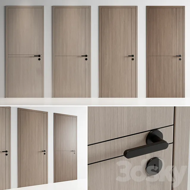 Door Set 9 3DS Max Model