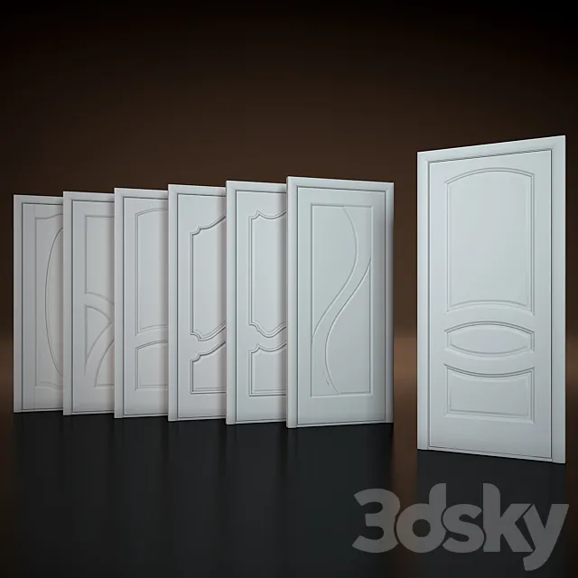 Door set Luidor 3ds Max