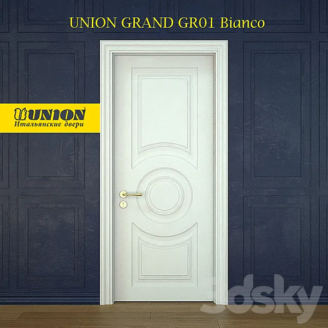 Door Union GRAND GR01 Bianco 3ds Max