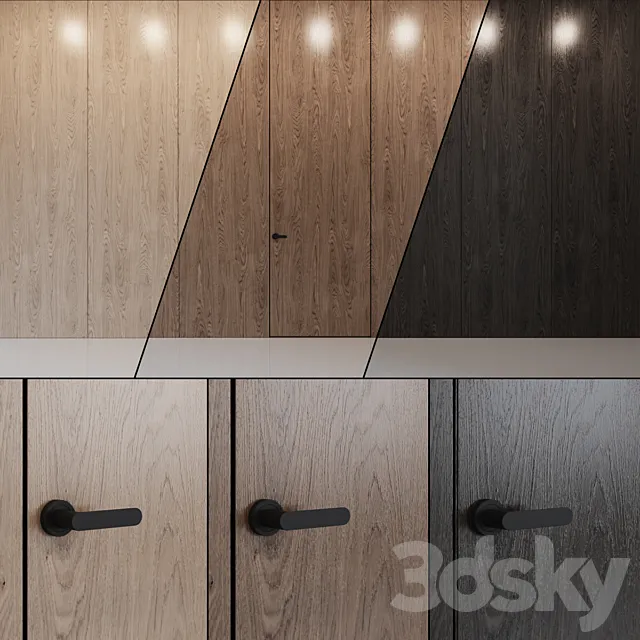 Door Wall Panel_02 (Muzafarov Collections) 3ds Max