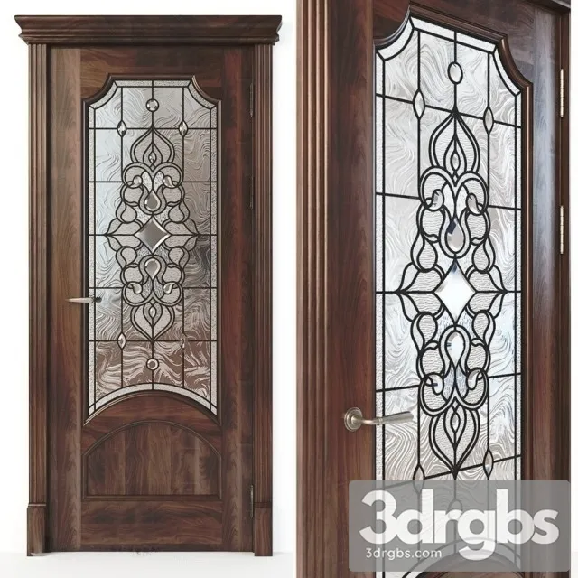 Door With Stained Glass 4 3dsmax Download
