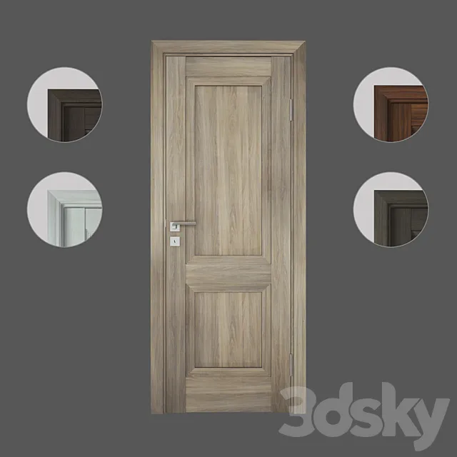 Door X80 ProfilDoors 3ds Max