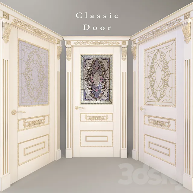 Door_Classic 3DS Max Model