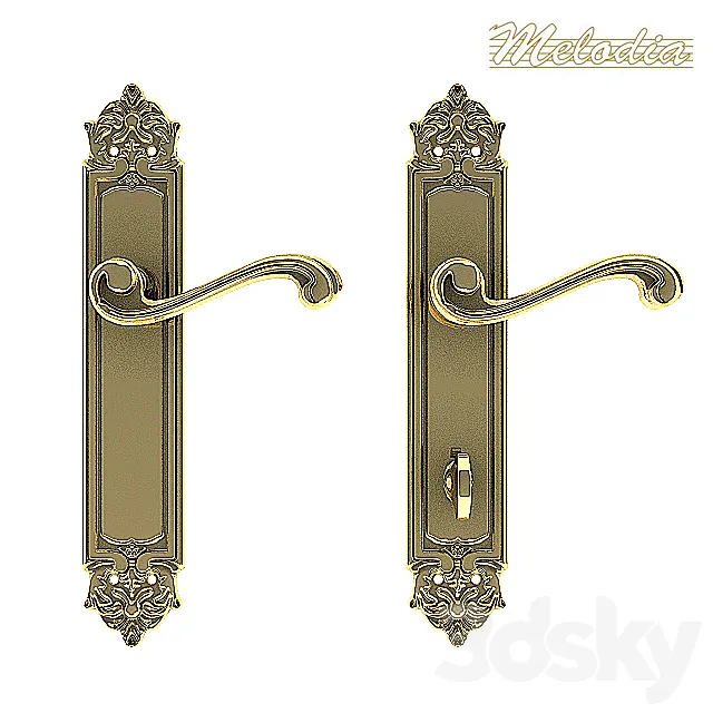 Doorhandle 3ds Max