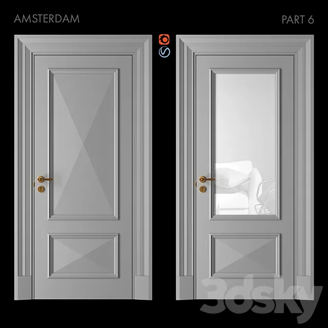 Doors Academy AMSTERDAM part 6 3DS Max Model